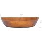 vidaXL Lavabo de madera maciza de teca Φ40x10 cm vidaXL Lavabo de madera maciza de teca Φ40x10 cm