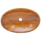 vidaXL Lavabo de madera maciza de teca 60x40x10 cm vidaXL Lavabo de madera maciza de teca 60x40x10 cm