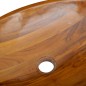 vidaXL Lavabo de madera maciza de teca 60x40x10 cm vidaXL Lavabo de madera maciza de teca 60x40x10 cm