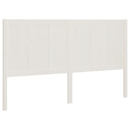 vidaXL Cabecero de cama madera maciza de pino blanco 165,5x4x100 cm