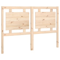 vidaXL Cabecero de cama madera maciza de pino 140,5x4x100 cm