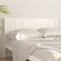 vidaXL Cabecero de cama madera maciza de pino blanco 165,5x4x100 cm