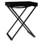 vidaXL Mesa plegable MDF negra 48x34x61 cm vidaXL Mesa plegable MDF negra 48x34x61 cm