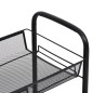 vidaXL Carrito de cocina 5 niveles hierro negro 46x26x105 cm vidaXL Carrito de cocina 5 niveles hierro negro 46x26x105 cm