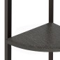 vidaXL Estantería de esquina de 5 niveles negra 45,5x31,5x180 cm vidaXL Estantería de esquina de 5 niveles negra 45,5x31,5x180 cm
