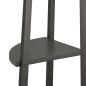 vidaXL Estantería de esquina de 5 niveles negra 45,5x31,5x180 cm vidaXL Estantería de esquina de 5 niveles negra 45,5x31,5x180 cm