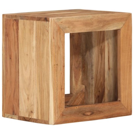 vidaXL Taburete madera maciza de acacia 40x30x40 cm