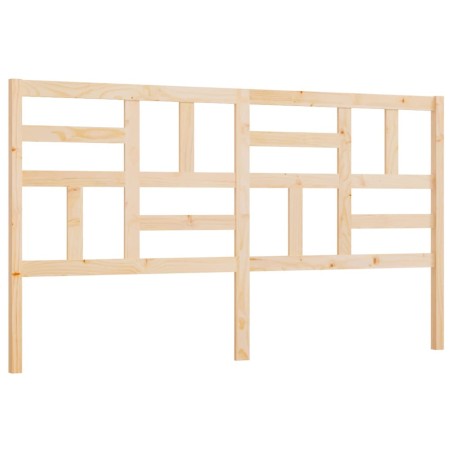 vidaXL Cabecero de cama madera maciza de pino 186x4x104 cm