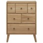 vidaXL Cómoda de madera maciza de teca 56x30x80 cm vidaXL Cómoda de madera maciza de teca 56x30x80 cm