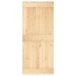 vidaXL Puerta corredera con herrajes madera maciza de pino 90x210 cm vidaXL Puerta corredera con herrajes madera maciza de pino 90x210 cm