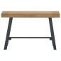 vidaXL Banco de madera maciza de teca 80 cm vidaXL Banco de madera maciza de teca 80 cm
