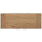 vidaXL Banco de madera maciza de teca 80 cm vidaXL Banco de madera maciza de teca 80 cm