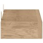 vidaXL Estantes de pared 2 unidades madera maciza de teca 40x15x6 cm vidaXL Estantes de pared 2 unidades madera maciza de teca 40x15x6 cm
