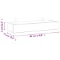 vidaXL Estantes de pared 2 unidades madera maciza de teca 40x15x6 cm vidaXL Estantes de pared 2 unidades madera maciza de teca 40x15x6 cm