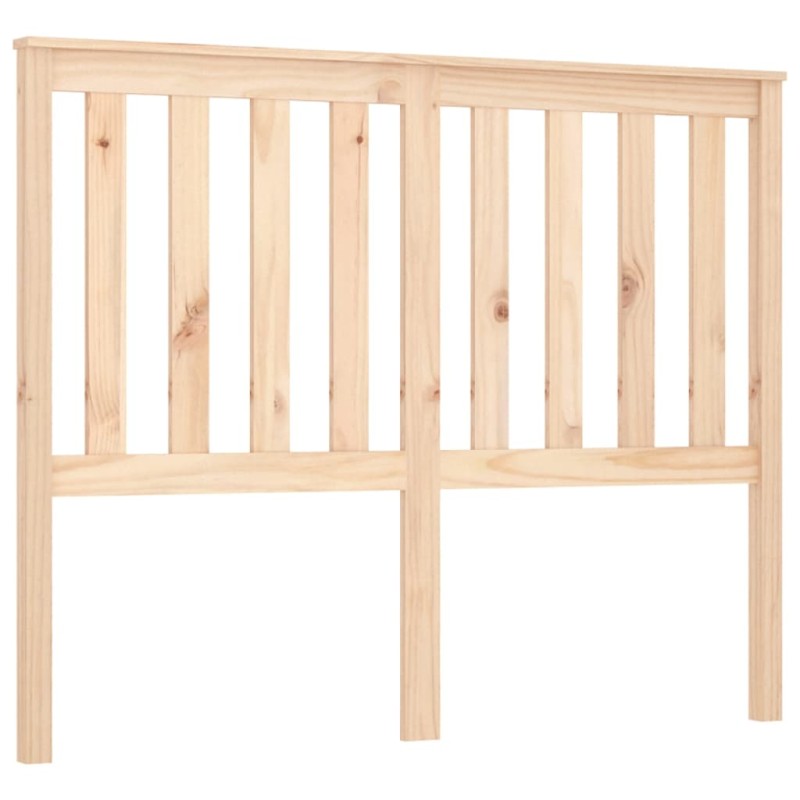 vidaXL Cabecero de cama madera maciza de pino 141x6x101 cm vidaXL Cabecero de cama madera maciza de pino 141x6x101 cm