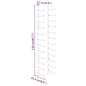 vidaXL Botellero de pared para 24 botellas hierro dorado vidaXL Botellero de pared para 24 botellas hierro dorado