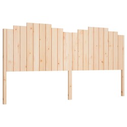 vidaXL Cabecero de cama madera maciza de pino 206x4x110 cm