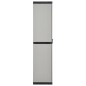 vidaXL Armario de jardín con 3 estantes gris y negro 68x40x168 cm vidaXL Armario de jardín con 3 estantes gris y negro 68x40x168 cm