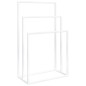 vidaXL Toallero de pie de hierro blanco 48x24x79 cm vidaXL Toallero de pie de hierro blanco 48x24x79 cm