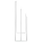 vidaXL Toallero de pie de hierro blanco 48x24x79 cm vidaXL Toallero de pie de hierro blanco 48x24x79 cm