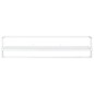 vidaXL Toallero de hierro blanco 95x25x22 cm