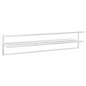 vidaXL Toallero de hierro blanco 95x25x22 cm