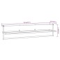 vidaXL Toallero de hierro blanco 95x25x22 cm