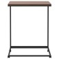 vidaXL Mesa auxiliar con ruedas de contrachapado negro 55x35x70 cm vidaXL Mesa auxiliar con ruedas de contrachapado negro 55x35x70 cm
