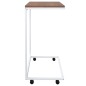 vidaXL Mesa auxiliar con ruedas de contrachapado blanco 55x35x70 cm vidaXL Mesa auxiliar con ruedas de contrachapado blanco 55x35x70 cm