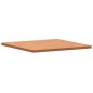 vidaXL Tablero de mesa cuadrado de madera maciza de haya 70x70x2,5 cm