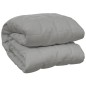 vidaXL Manta con peso tela gris 220x235 cm 11 kg vidaXL Manta con peso tela gris 220x235 cm 11 kg