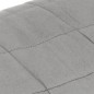 vidaXL Manta con peso tela gris 220x235 cm 11 kg vidaXL Manta con peso tela gris 220x235 cm 11 kg