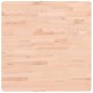 vidaXL Tablero de mesa cuadrado de madera maciza de haya 70x70x4 cm vidaXL Tablero de mesa cuadrado de madera maciza de haya 70x70x4 cm