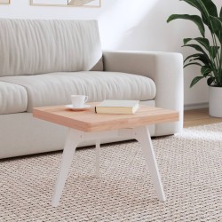 vidaXL Tablero de mesa cuadrado de madera maciza de haya 50x50x4 cm