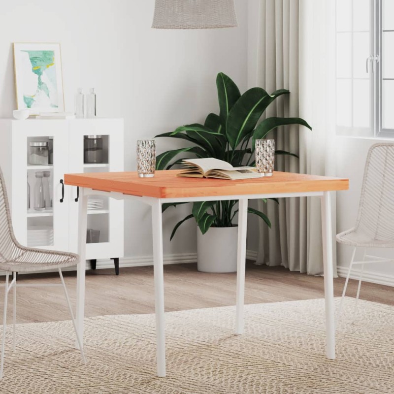 vidaXL Tablero de mesa cuadrado de madera maciza de haya 80x80x4 cm vidaXL Tablero de mesa cuadrado de madera maciza de haya 80x80x4 cm