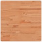 vidaXL Tablero de mesa cuadrado de madera maciza de haya 60x60x4 cm vidaXL Tablero de mesa cuadrado de madera maciza de haya 60x60x4 cm
