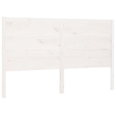 vidaXL Cabecero madera maciza de pino blanco 141x4x100 cm