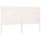 vidaXL Cabecero madera maciza de pino blanco 141x4x100 cm vidaXL Cabecero madera maciza de pino blanco 141x4x100 cm
