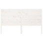 vidaXL Cabecero madera maciza de pino blanco 141x4x100 cm vidaXL Cabecero madera maciza de pino blanco 141x4x100 cm