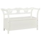 vidaXL Banco madera maciza abeto blanco 107x45x75,5 cm vidaXL Banco madera maciza abeto blanco 107x45x75,5 cm