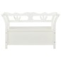 vidaXL Banco madera maciza abeto blanco 107x45x75,5 cm vidaXL Banco madera maciza abeto blanco 107x45x75,5 cm