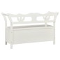 vidaXL Banco madera maciza abeto blanco 107x45x75,5 cm vidaXL Banco madera maciza abeto blanco 107x45x75,5 cm