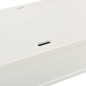 vidaXL Banco madera maciza abeto blanco 107x45x75,5 cm vidaXL Banco madera maciza abeto blanco 107x45x75,5 cm