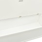vidaXL Banco madera maciza abeto blanco 107x45x75,5 cm vidaXL Banco madera maciza abeto blanco 107x45x75,5 cm