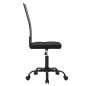 vidaXL Silla de oficina tela de malla negra vidaXL Silla de oficina tela de malla negra