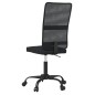 vidaXL Silla de oficina tela de malla negra vidaXL Silla de oficina tela de malla negra