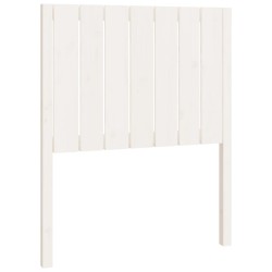 vidaXL Cabecero de cama madera maciza de pino blanco 80,5x4x100 cm