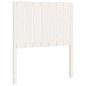 vidaXL Cabecero de cama madera maciza de pino blanco 80,5x4x100 cm vidaXL Cabecero de cama madera maciza de pino blanco 80,5x4x100 cm