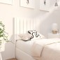 vidaXL Cabecero de cama madera maciza de pino blanco 80,5x4x100 cm vidaXL Cabecero de cama madera maciza de pino blanco 80,5x4x100 cm