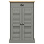 vidaXL Zapatero VIGO madera maciza de pino gris 60x35x96 cm vidaXL Zapatero VIGO madera maciza de pino gris 60x35x96 cm